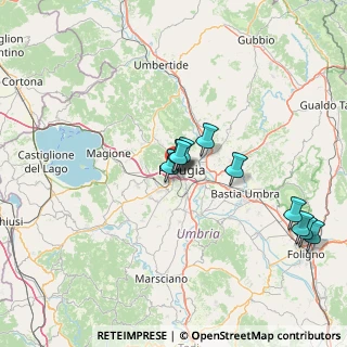 Mappa Via Enrico Fermi, 06128 Perugia PG, Italia (23.84154)