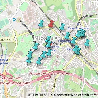 Mappa Via Enrico Fermi, 06128 Perugia PG, Italia (0.4985)