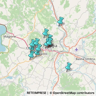 Mappa Via Luigi Canali, 06124 Perugia PG, Italia (4.89846)