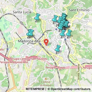Mappa Via Luigi Canali, 06124 Perugia PG, Italia (1.12)