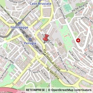 Mappa Via Settevalli, 14, 06124 Perugia, Perugia (Umbria)