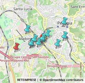 Mappa Piazza Vittorio Veneto, 06128 Perugia PG, Italia (0.64833)