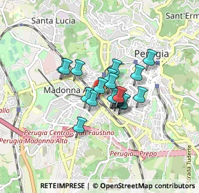 Mappa Piazza Vittorio Veneto, 06128 Perugia PG, Italia (0.5245)