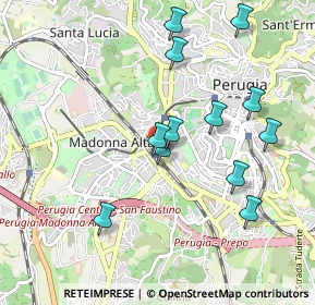 Mappa Piazza Vittorio Veneto, 06128 Perugia PG, Italia (0.985)