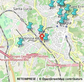 Mappa Piazza Vittorio Veneto, 06128 Perugia PG, Italia (1.34286)