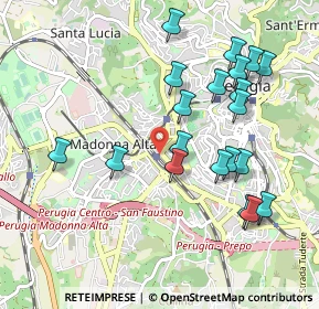 Mappa Piazza Vittorio Veneto, 06128 Perugia PG, Italia (1.051)