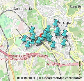 Mappa Piazza Vittorio Veneto, 06128 Perugia PG, Italia (0.582)