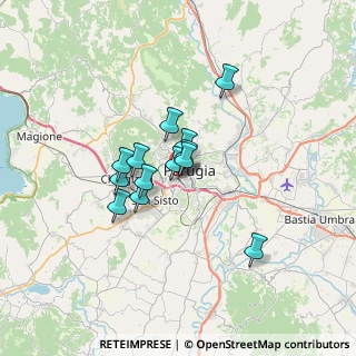 Mappa Stazione di Perugia, 06124 Perugia PG, Italia (4.78692)