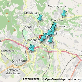 Mappa Stazione di Perugia, 06124 Perugia PG, Italia (1.4175)