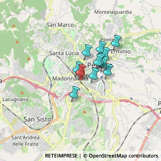Mappa Stazione di Perugia, 06124 Perugia PG, Italia (1.15583)