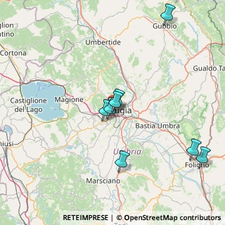 Mappa Stazione di Perugia, 06124 Perugia PG, Italia (27.6525)