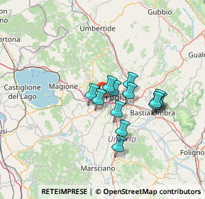 Mappa 06127 Perugia PG, Italia (10.55)