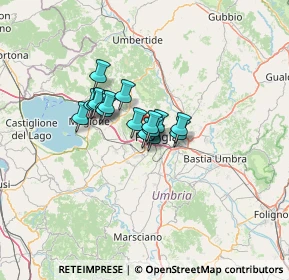 Mappa 06127 Perugia PG, Italia (7.89059)