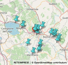 Mappa 06127 Perugia PG, Italia (13.955)
