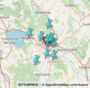 Mappa 06127 Perugia PG, Italia (7.59273)