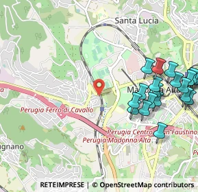 Mappa 06127 Perugia PG, Italia (1.343)