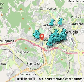 Mappa 06127 Perugia PG, Italia (1.334)