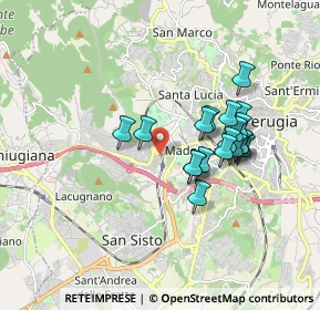 Mappa 06127 Perugia PG, Italia (1.53421)