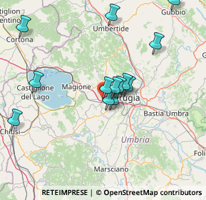 Mappa Via Wolfgang Amadeus Mozart, 06073 Corciano PG, Italia (14.63462)