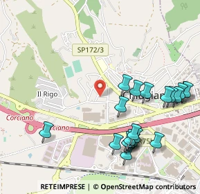Mappa Via Wolfgang Amadeus Mozart, 06073 Corciano PG, Italia (0.6175)