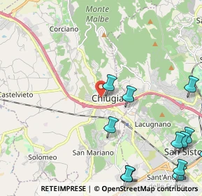 Mappa Via Wolfgang Amadeus Mozart, 06073 Corciano PG, Italia (3.29692)