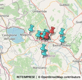 Mappa Piazza dei Navigatori, 06127 Perugia PG, Italia (6.87786)