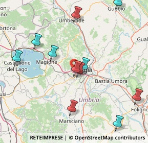 Mappa Piazza dei Navigatori, 06127 Perugia PG, Italia (18.34545)