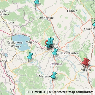 Mappa Piazza dei Navigatori, 06127 Perugia PG, Italia (17.35091)