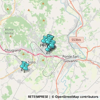 Mappa Via Benedetto Bonfigli, 06135 Perugia PG, Italia (1.70333)