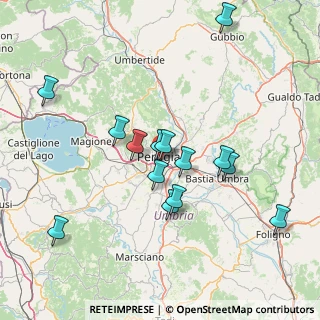 Mappa Via Benedetto Bonfigli, 06135 Perugia PG, Italia (14.85357)
