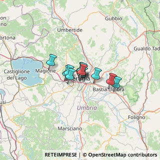 Mappa Via Benedetto Bonfigli, 06135 Perugia PG, Italia (6.56727)