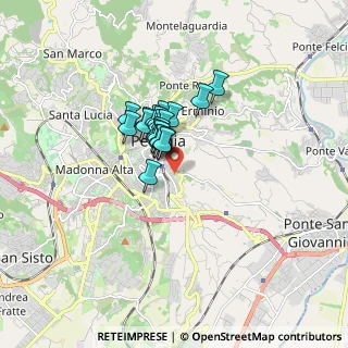Mappa Via Benedetto Bonfigli, 06135 Perugia PG, Italia (1.0225)