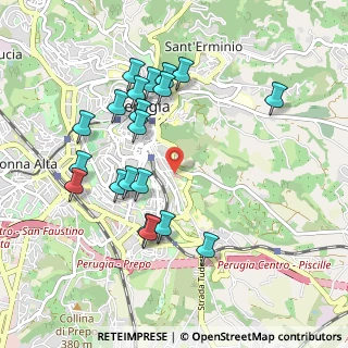 Mappa Via Benedetto Bonfigli, 06135 Perugia PG, Italia (1.0165)