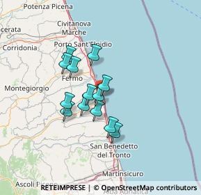 Mappa Via Ferdinando Magellano, 63824 Marina di Altidona FM, Italia (10.21923)