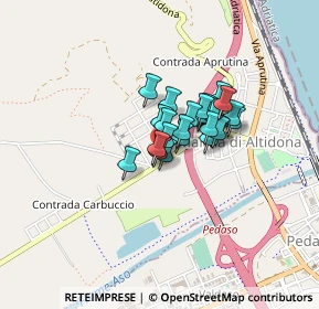 Mappa Via Ferdinando Magellano, 63824 Marina di Altidona FM, Italia (0.25)
