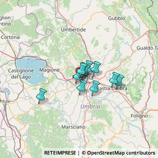 Mappa Via Augusto Righi, 06128 Perugia PG, Italia (7.84273)