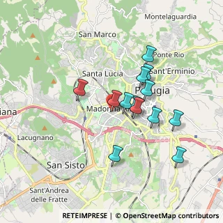 Mappa Via Augusto Righi, 06128 Perugia PG, Italia (1.56385)