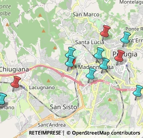 Mappa Via Firenze, 06121 Perugia PG, Italia (2.5)