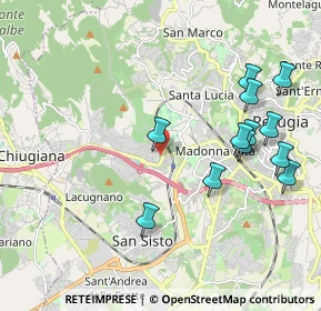 Mappa Via Firenze, 06121 Perugia PG, Italia (2.23833)