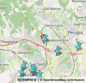 Mappa Via Firenze, 06121 Perugia PG, Italia (2.97545)