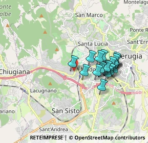 Mappa Via Firenze, 06121 Perugia PG, Italia (1.5825)