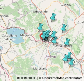 Mappa Via Firenze, 06121 Perugia PG, Italia (11.58643)