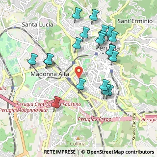 Mappa 06124 Perugia PG, Italia (1.0775)