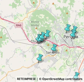 Mappa Strada Trasimeno Ovest, 06131 Perugia PG (3.42364)