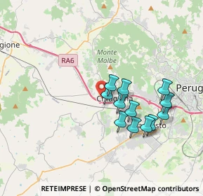 Mappa Piazza Pier Paolo Pasolini, 06073 Il Rigo PG, Italia (3.235)