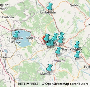 Mappa Via Giacomo Matteotti, 06073 Corciano PG, Italia (13.18286)