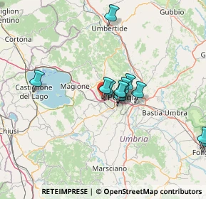 Mappa Via Giacomo Matteotti, 06073 Corciano PG, Italia (16.90286)