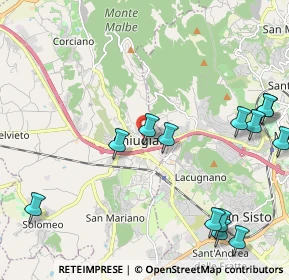 Mappa Via Giacomo Matteotti, 06073 Corciano PG, Italia (2.77154)