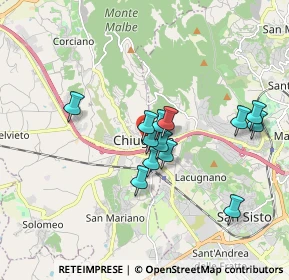 Mappa Via Giacomo Matteotti, 06073 Corciano PG, Italia (1.51462)