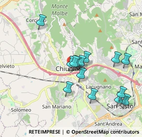 Mappa Via Giacomo Matteotti, 06073 Corciano PG, Italia (1.815)